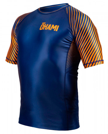 OKAMI Rashguard Big Kanji Navy